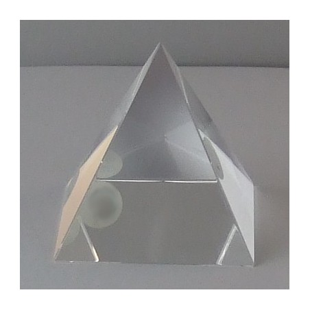 Glas Pyramide 15cm Bleifrei-Kristallglas