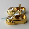 Baby Schuh  Swarovski Elements vergoldet