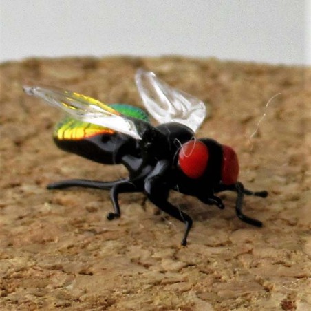 Glas Fliege, detail-getreu handgemacht