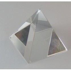 Glas Pyramide 40 mm Bleifrei-Kristallglas