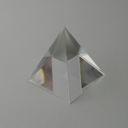 Glas Pyramide 40 mm Bleifrei-Kristallglas