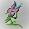 Glas Schmetterlinge 2, 140mm  auf Baum gross 140mm zum stellen