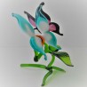 Glas Schmetterlinge 2, 140mm  auf Baum gross 140mm zum stellen