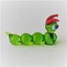 Glas Raupe grün 43mm