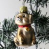 Glas Baby Hund, braun