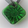 Muranoglas Quadrat 46mm Silberfolie gemischte Farben