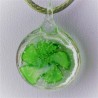 Muranoglas rund 29x22mm zum hängen