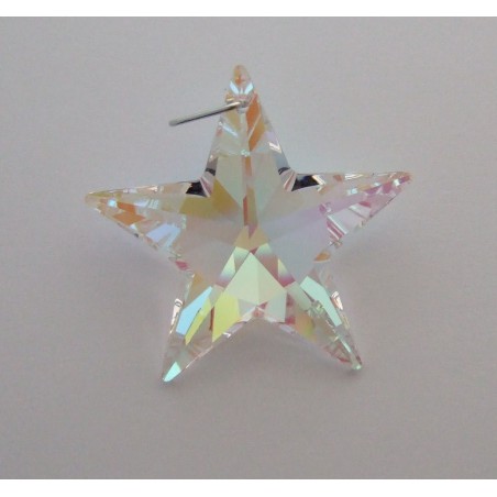 Swarovski 40 mm AB Stern  zum hängen