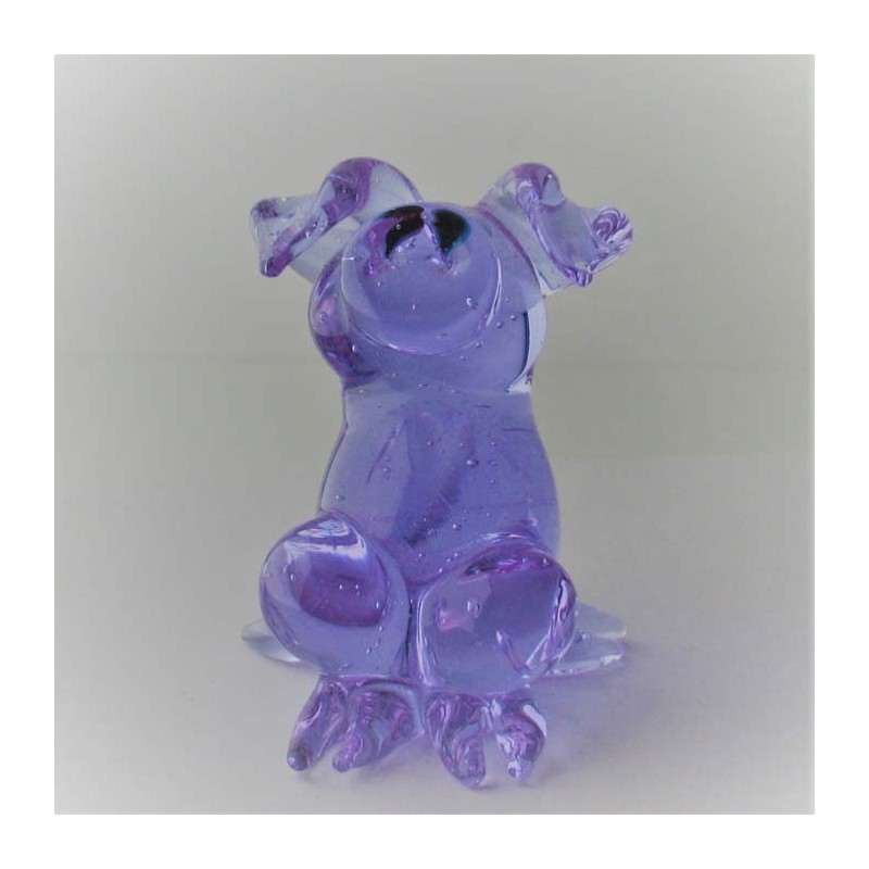Muranoglas Schwein 48mm