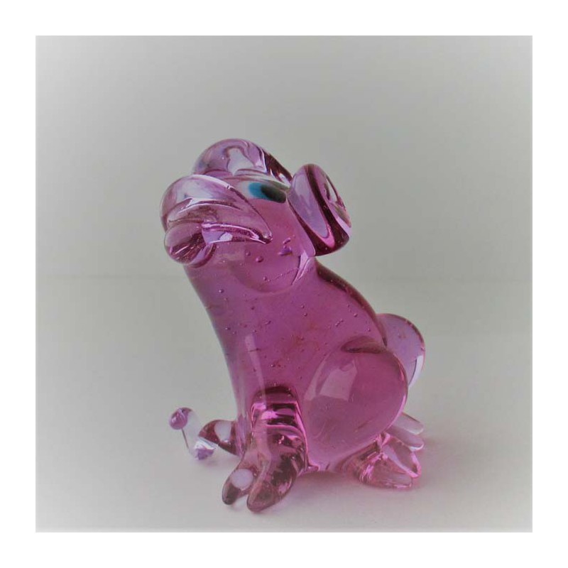 Muranoglas Schwein 48mm