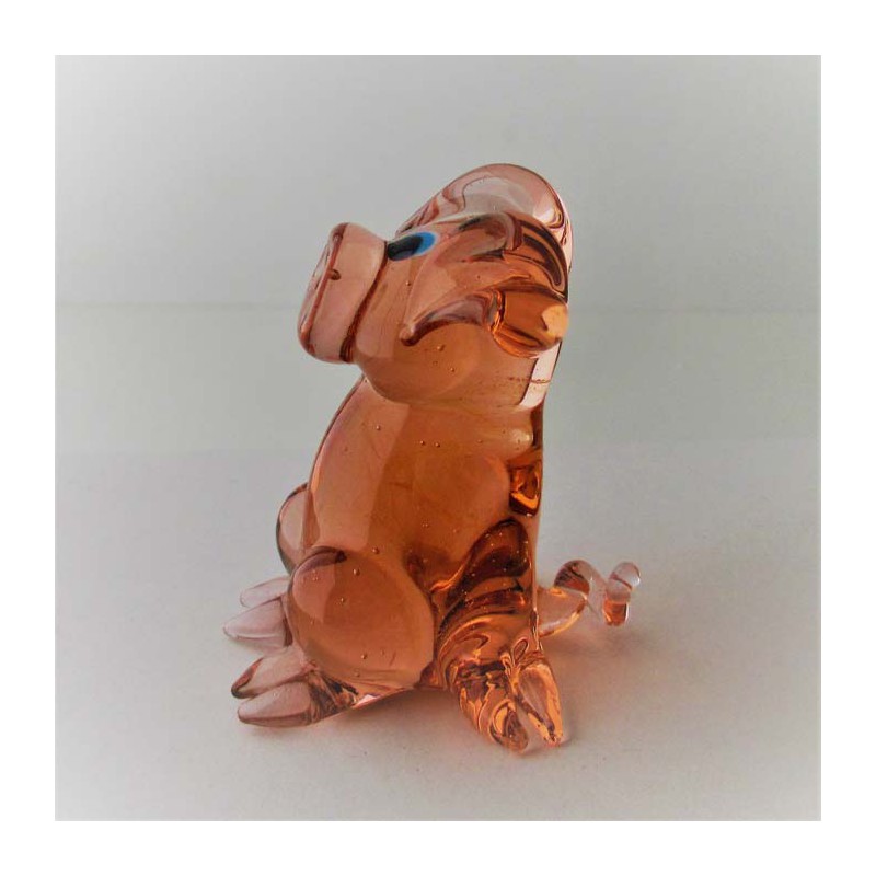 Muranoglas Schwein 48mm