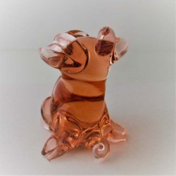 Muranoglas Schwein 48mm