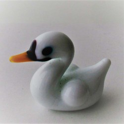 Muranoglas Schwan 35mm