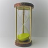 Sanduhr 45 Minuten 23cm Glas im Naturholz Gestell,