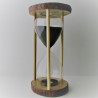 Sanduhr 45 Minuten 23cm Glas im Naturholz Gestell,