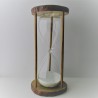 Sanduhr 60 Min. 28cm Glas im Naturholz Gestell,