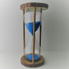 Sanduhr 60 Min. 28cm Glas im Naturholz Gestell,