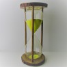 Sanduhr 60 Min. 28cm Glas im Naturholz Gestell,