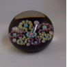 Glas Glas Millefiori Briefbeschwerer Kristallglas Baccarat  1990