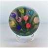 Glas Briefbeschwerer  F Saint Louis Kristallglas 1988