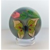 Glas Briefbeschwerer   F Saint Louis Kristallglas 1989