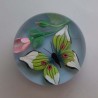 Glas Briefbeschwerer   F Saint Louis Kristallglas 1989