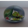 Glas Briefbeschwerer   F Saint Louis Kristallglas 1989