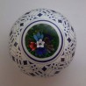Glas Briefbeschwerer   F Saint Louis Kristallglas 1989
