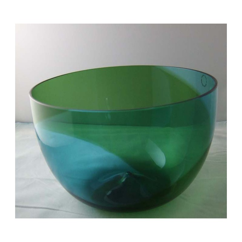 Glas Schale 13cm VENINI-Topio Wirkkala 1987