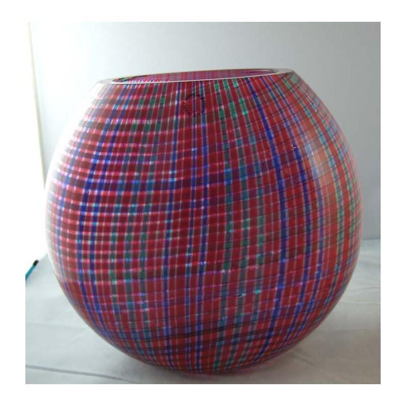 Glas Vase 22cm VENINI- 1989