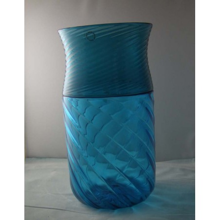 Glas Vase 30CM VENINI - Öwe Thorsen/Birgitta Karlsson  1989