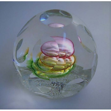 Glas Briefbeschwerer GB Caithness 1990