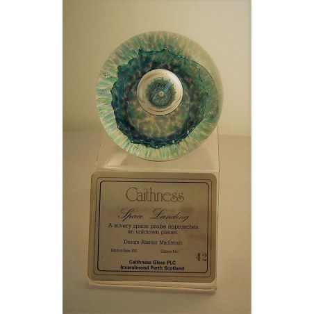 Glas Briefbeschwerer GB Caithness 1992