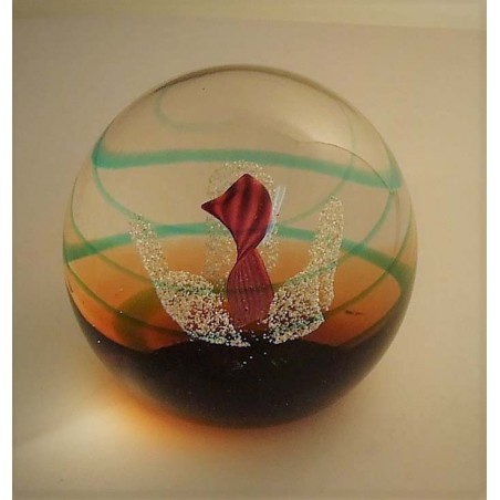 Glas Briefbeschwerer GB Caithness 1991