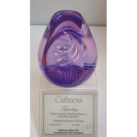 Glas Briefbeschwerer Caithness 1991GB