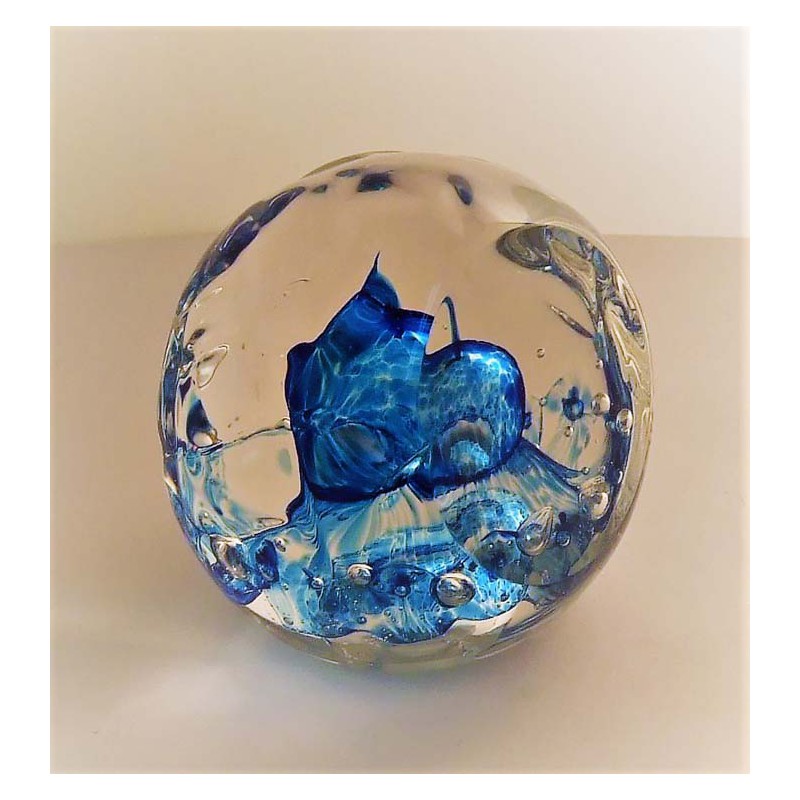 Glas Briefbeschwerer GB Selkirk 1987