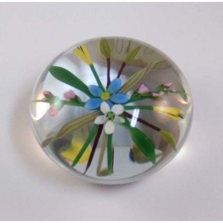 Glas Briefbeschwerer Ch. Buzzini 1990 Amerika