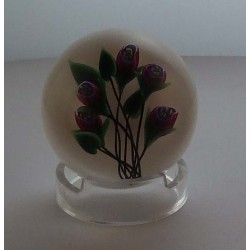 Glas Briefbeschwerer Lundberg 1990 Amerika