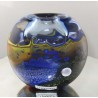 Glas Vase Edelmann 1990 DE