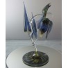 Glas Orchidee 20.5cm 1988 DE Ittig