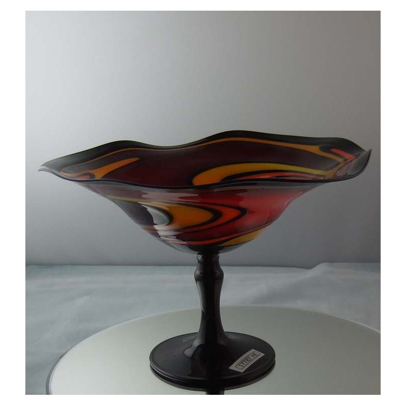 Glas Schale 20cm Herzog 1987 DE