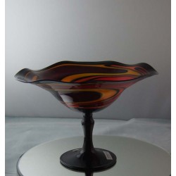 Glas Schale 20cm Herzog 1987 DE
