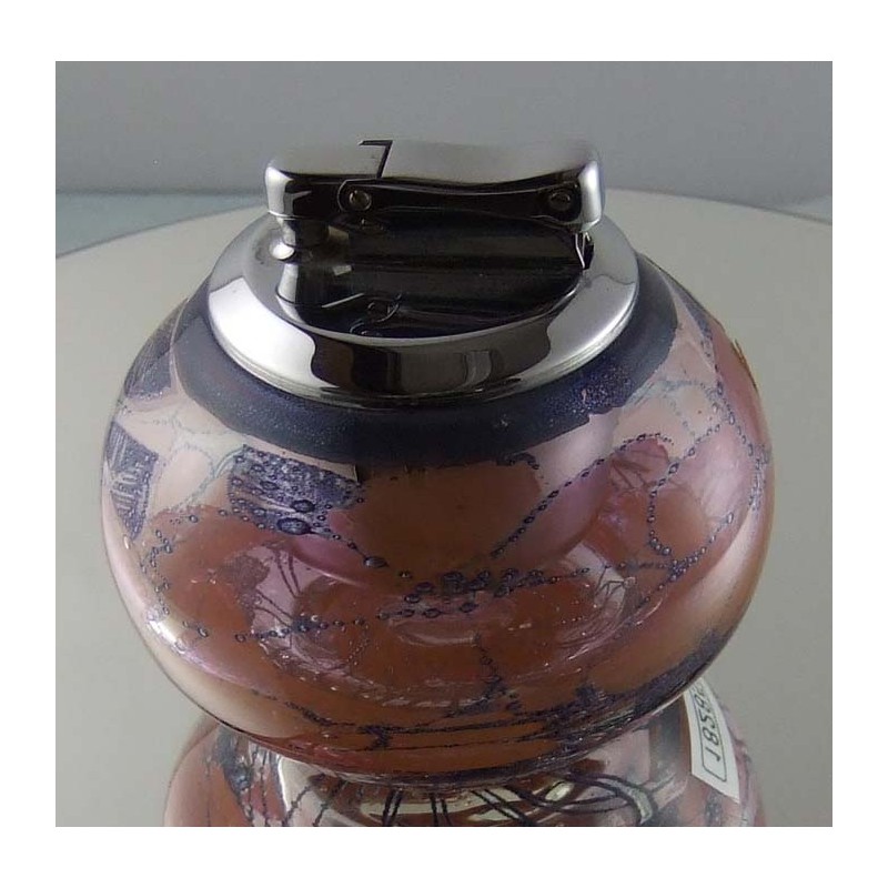 Glas Feuerzeug 7cm Vera Walther 1985 DE