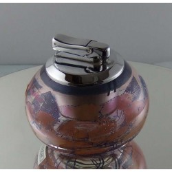 Glas Feuerzeug 7cm Vera Walther 1985 DE