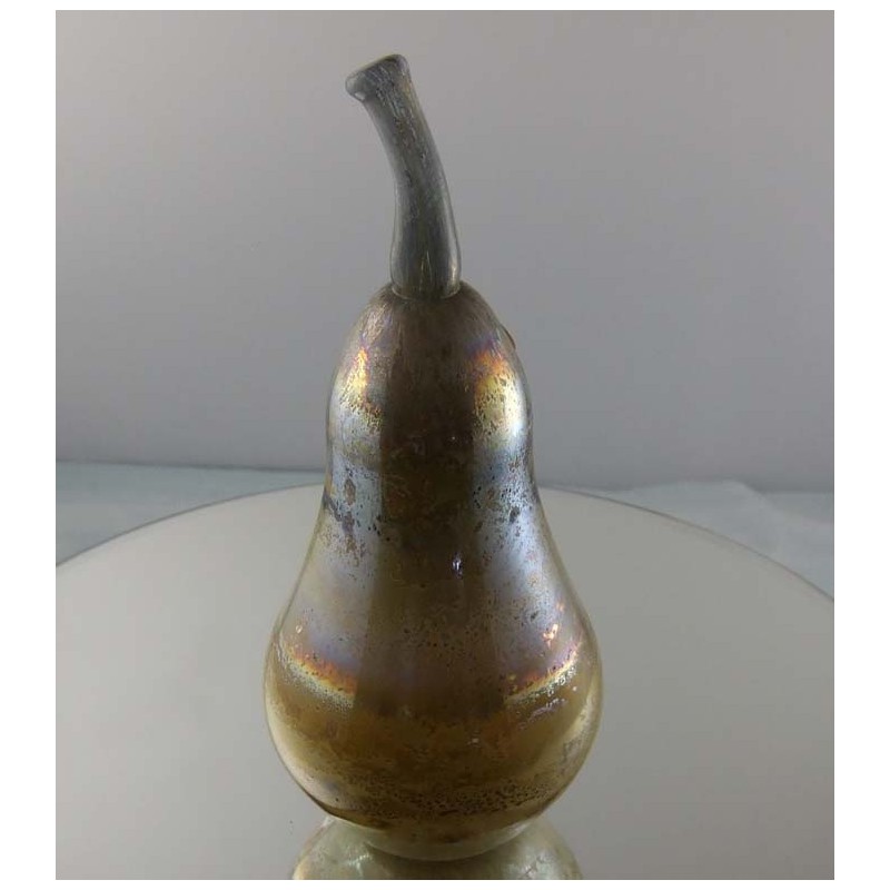 Glas Birne 15cm Vera Walther 1985 DE