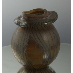 Glas Vase 8.5cm Vera Walther 1988 DE