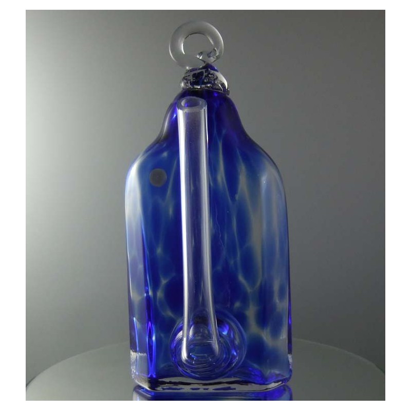 Glas Wasserbarometer 21.3cm Blau  1993 AT