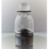 Glas Flacon 13cm klar 1987 GB