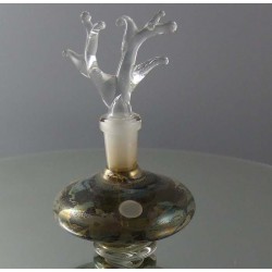Glas Flacon 9cm 1990 DE