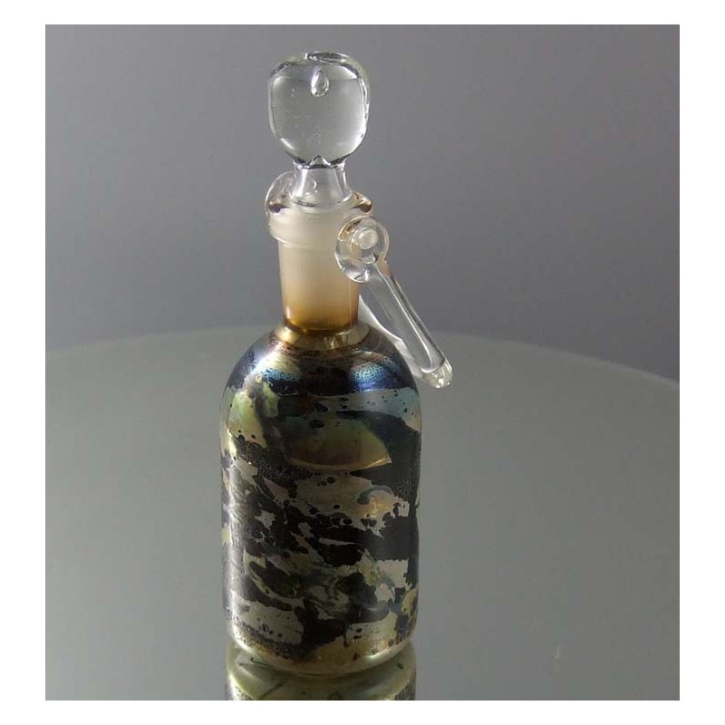 Glas Flacon  9.2cm 1990 DE